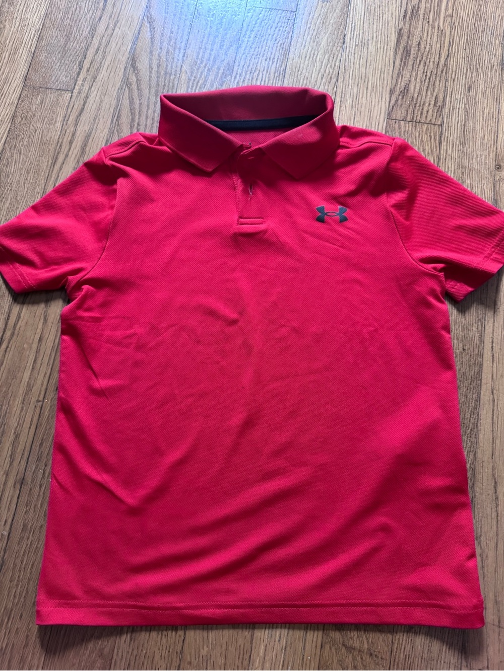 Under Armour Boys Red Polo Shirt